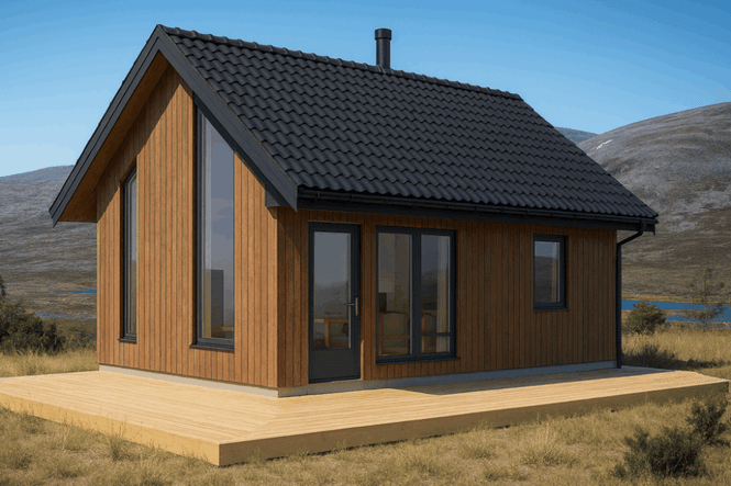 Hovedbilde Hytta Gautefall 5 x 8 meter