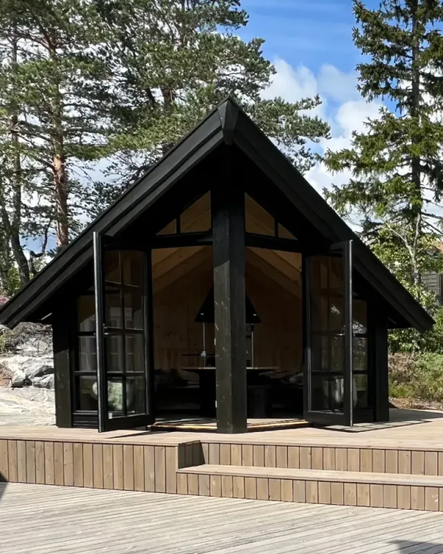 Grillhytte 4 x 3,9 meter