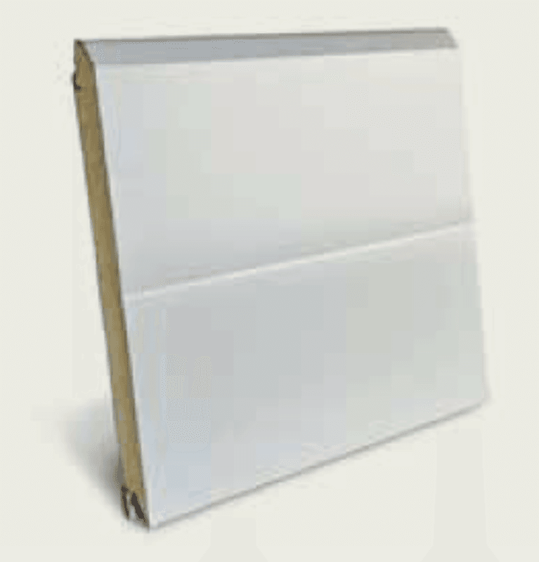 Garasjeport RV Linje – 375 cm bredde, RAL 9010 Hvit