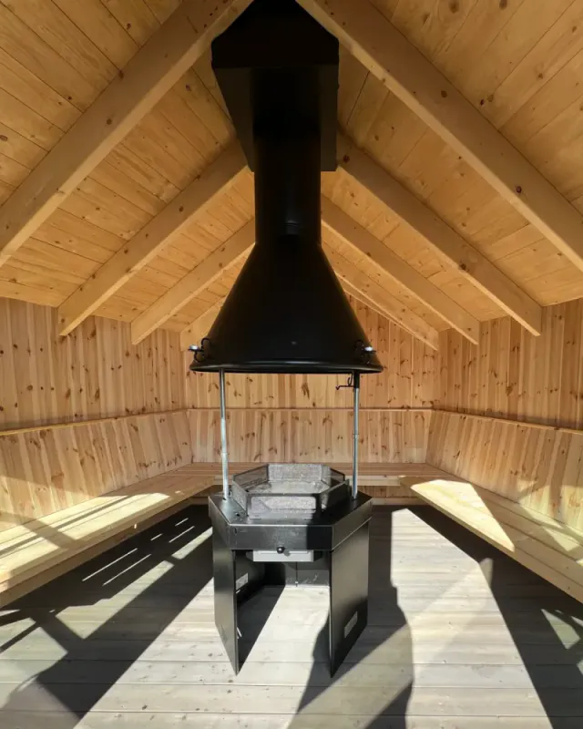 Grillhytte 4 x 3,9 meter